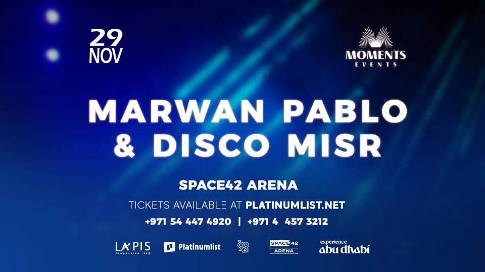 Marwan Pablo & Disco Misr in Abu Dhabi