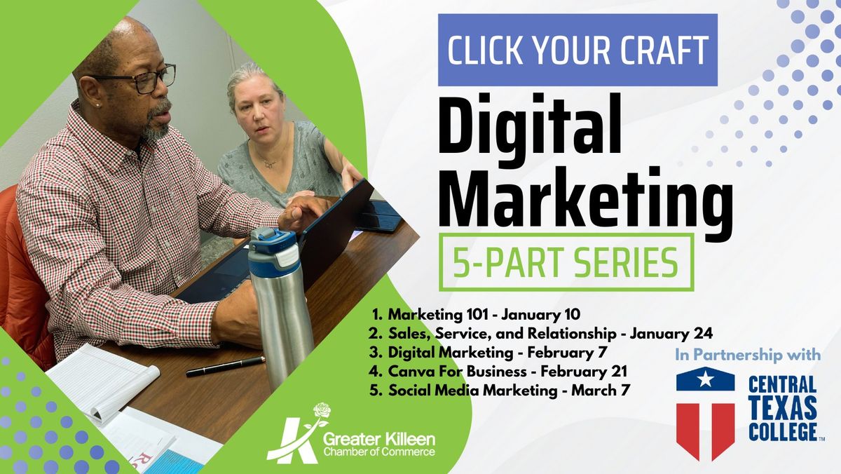 Click Your Craft: Digital Marketing Series; PART 5 - Social Media Marketing