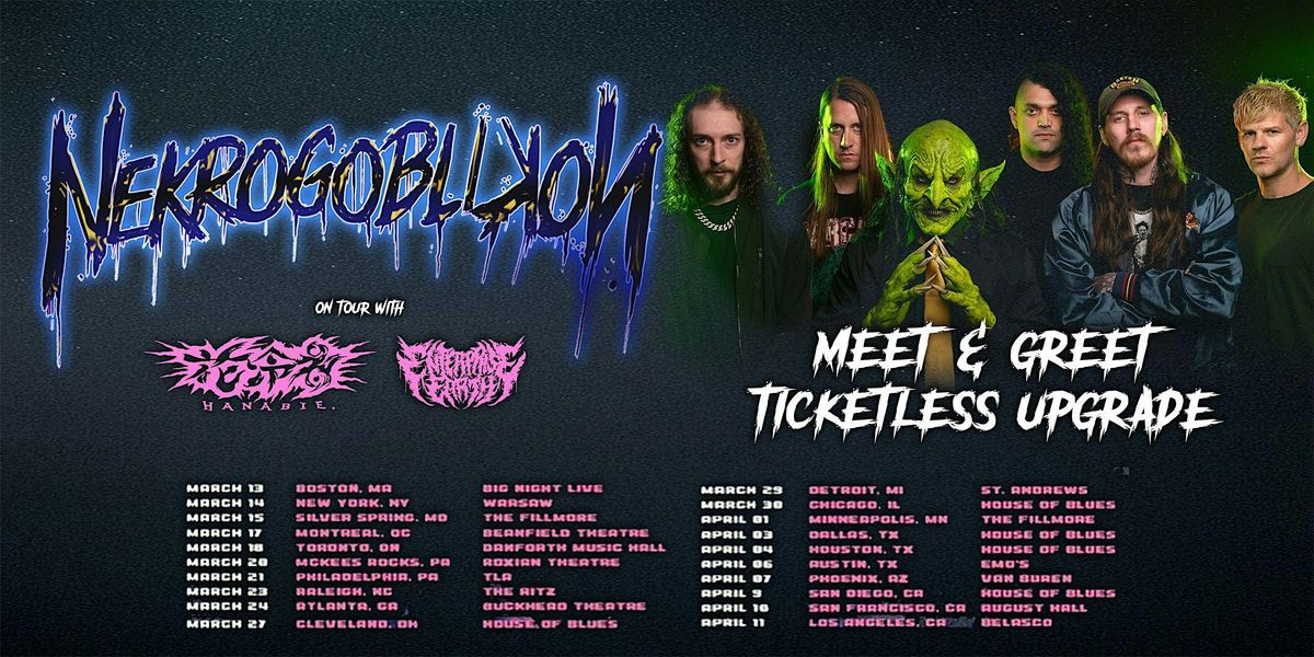 - Nekrogblikon M&G Ticketless Upgrade - San Francisco