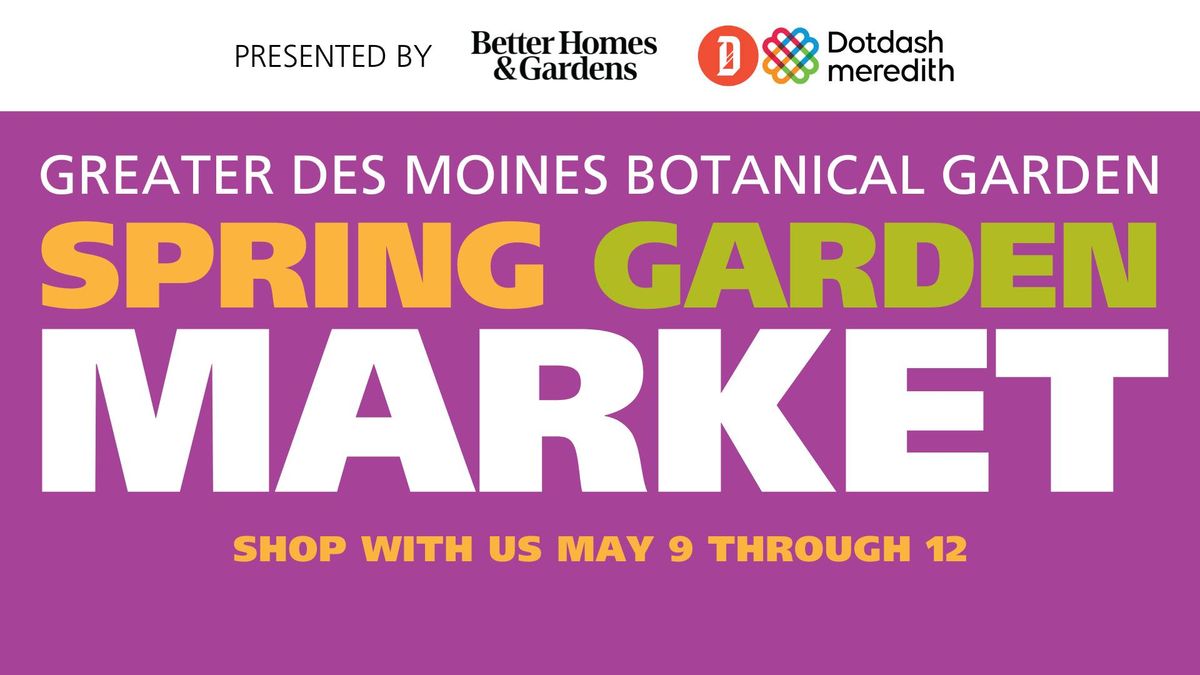 Spring Garden Market Ticket Preview Night Plant Sale