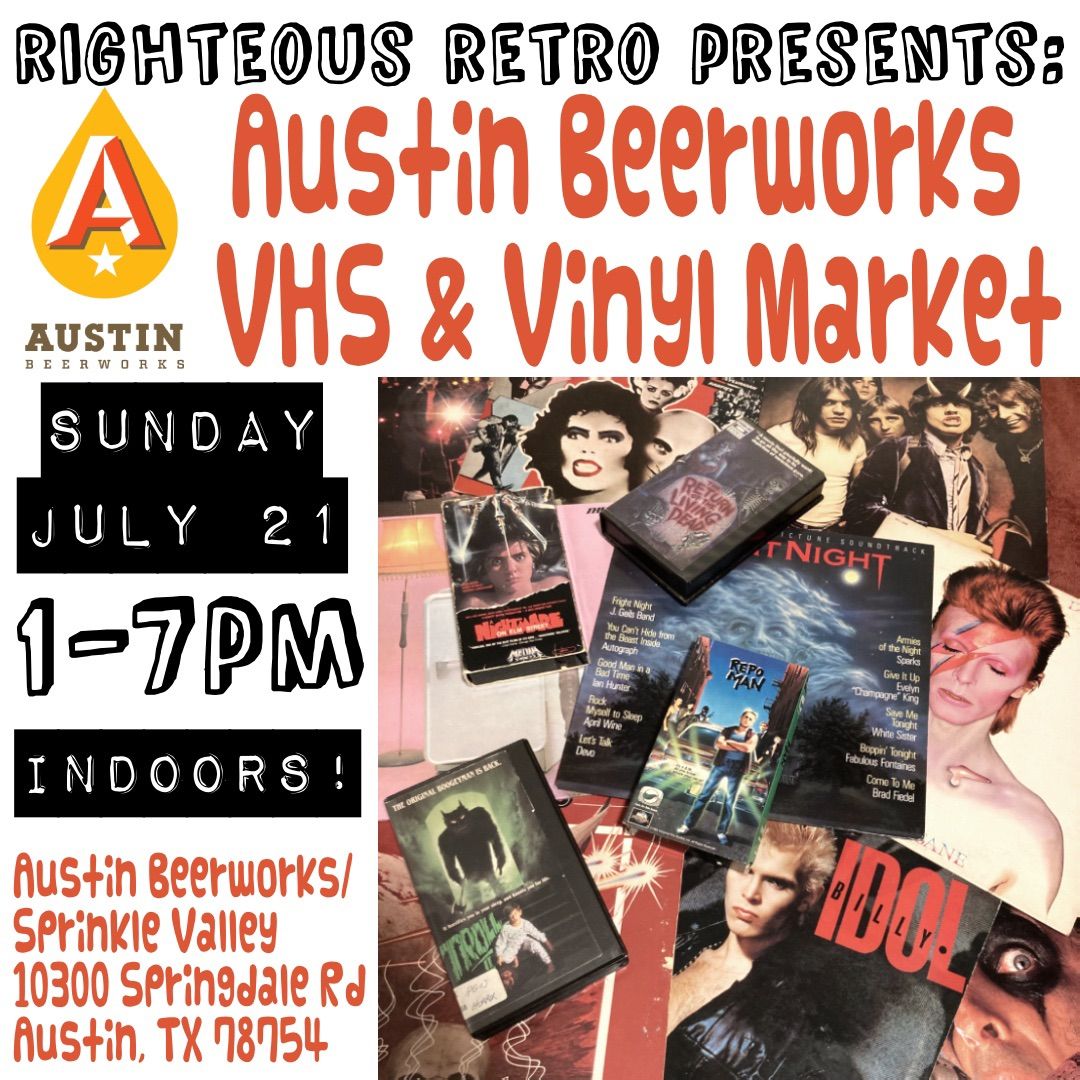 Austin Beerworks VHS & Vinyl Market