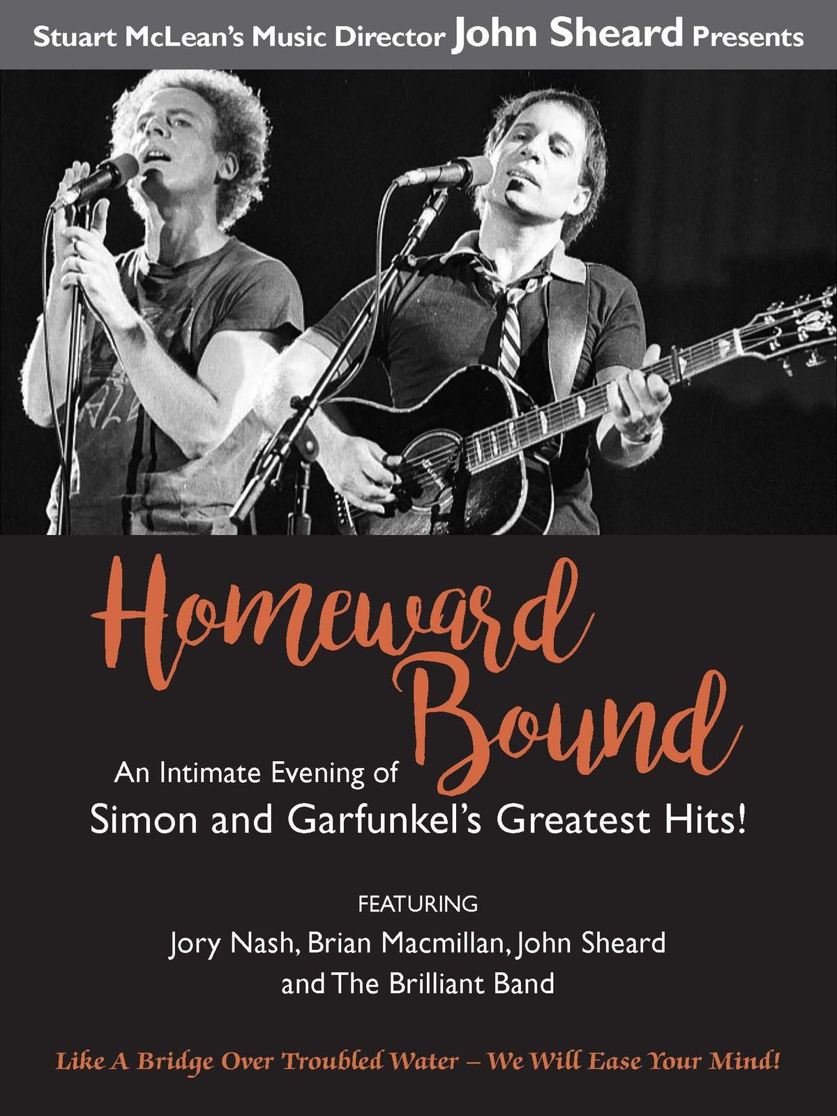 John Sheard Presents - Homeward Bound - An Intimate evening of Simon and Garfunkels Greatest Hits!