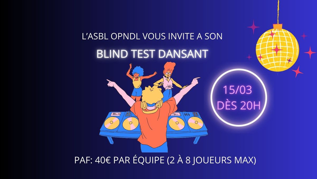 Soir\u00e9e Blind Test dansant