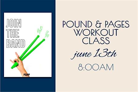 Pound & Pages Workout Class