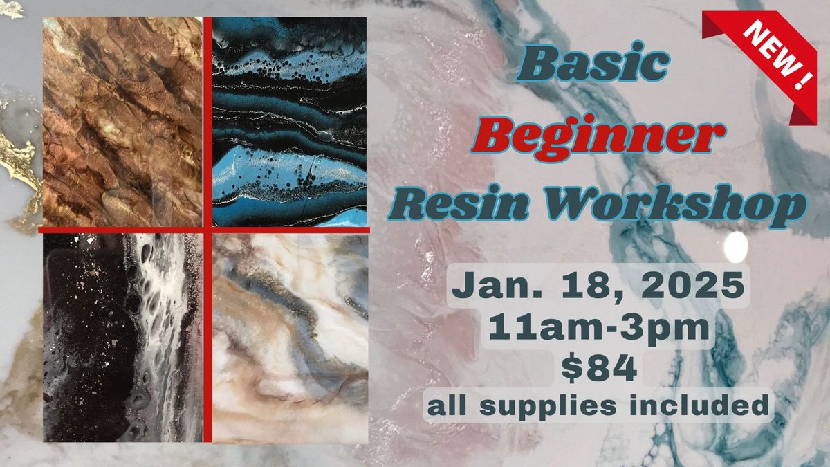 Basic Beginner Resin Workshop