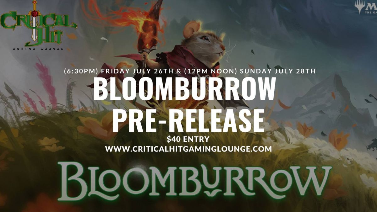 MTG Bloomburrow Pre-Release