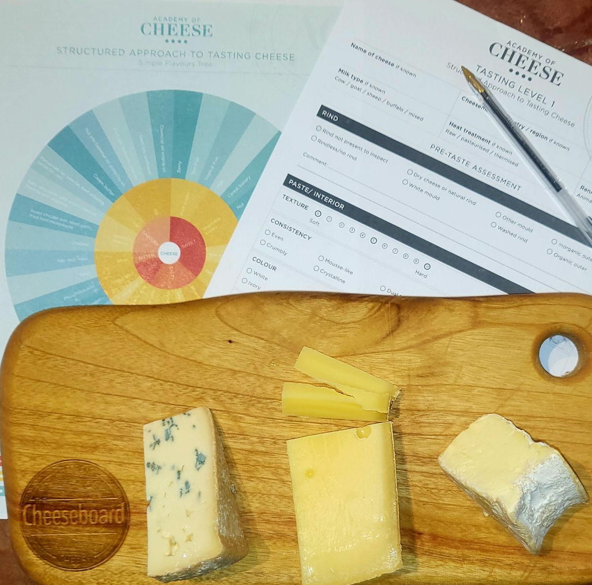 Academy of Cheese Associate Certification Level 1  