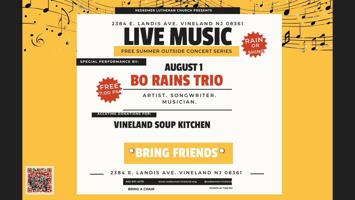 Free Community Concerts - featuring Bo Rains