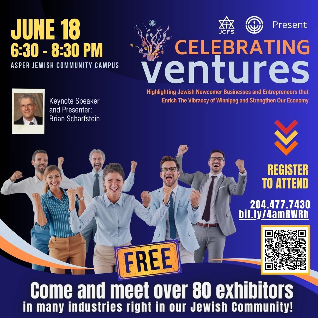 Celebrating Ventures: Celebrating and Showcasing Jewish Newcomer Businesses & Their Economic Impact