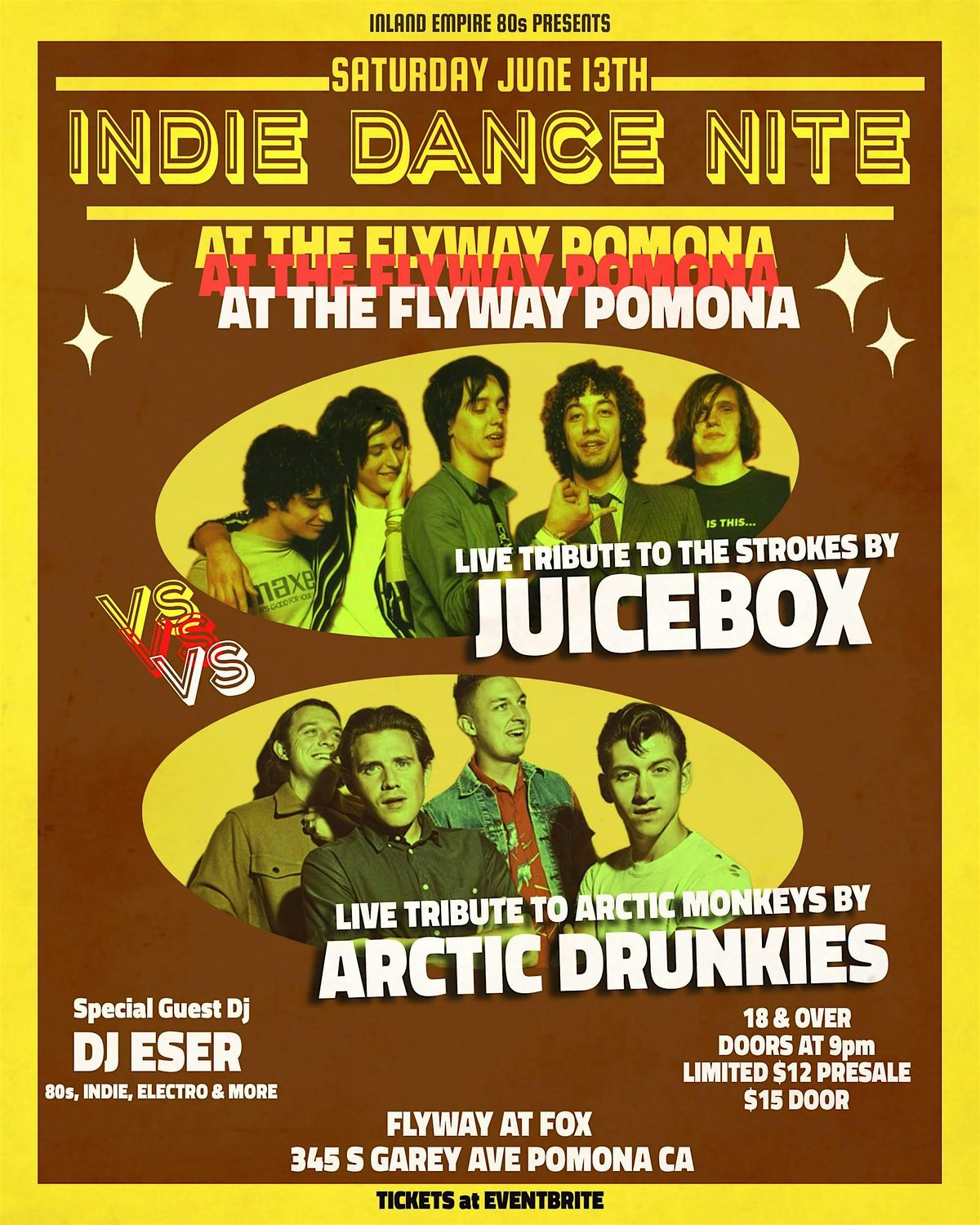 Live tribute to The Strokes & Arctic Monkeys! In Pomona!