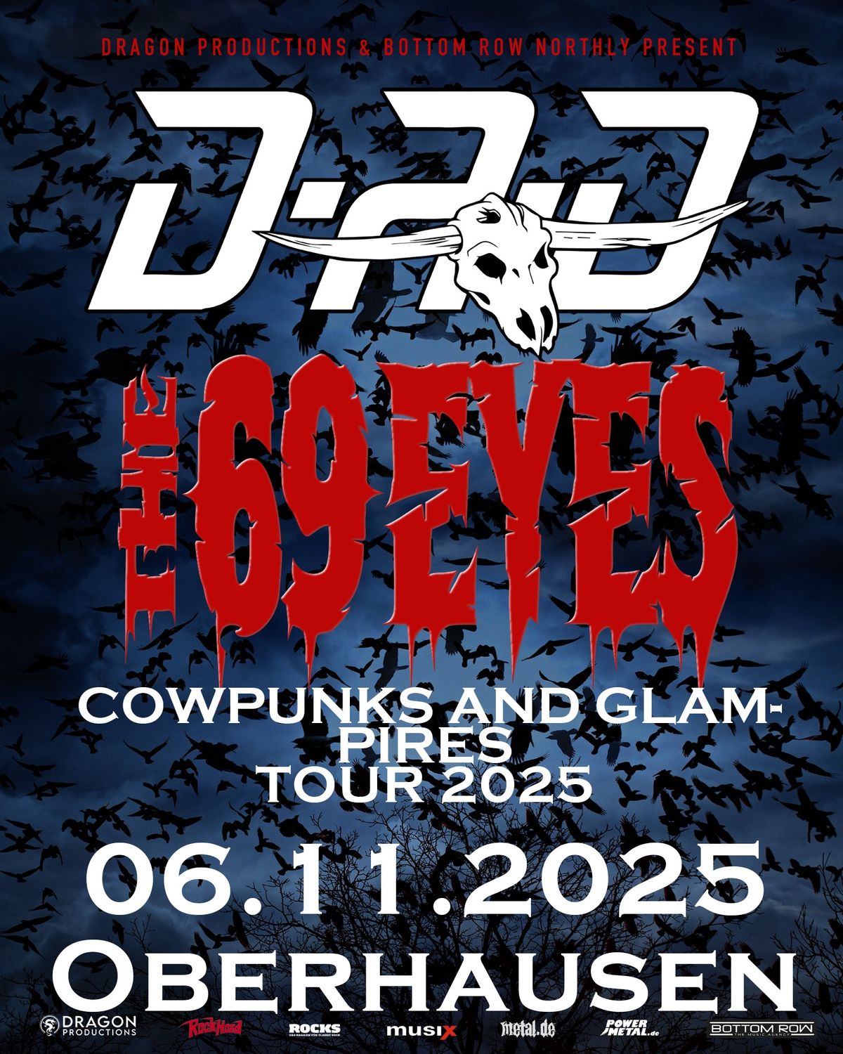  D-A-D & The 69 Eyes - Cowpunks and Glampires Tour 2025