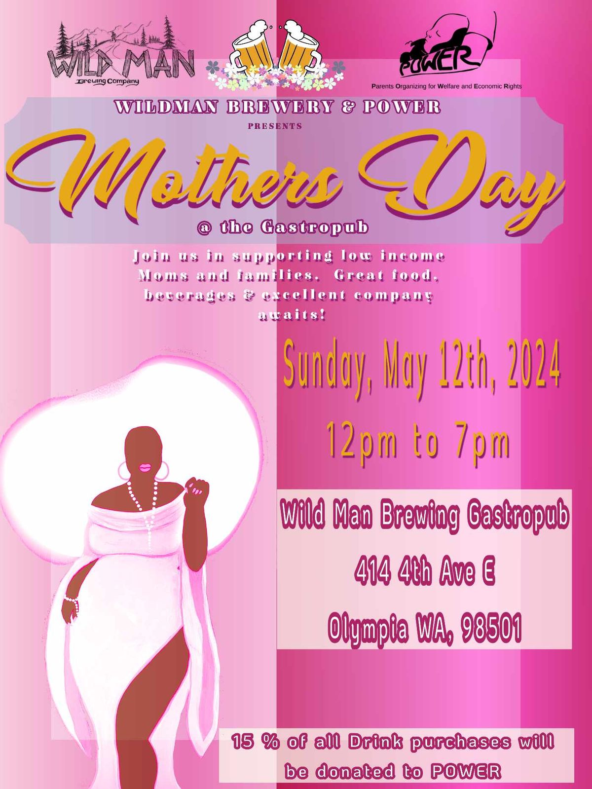 Mothers Day Fundraiser for POWER!