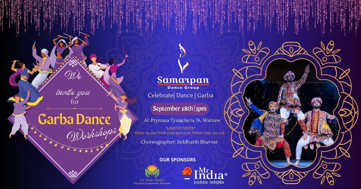 Garba dance workshops by Samarpan Dance Group