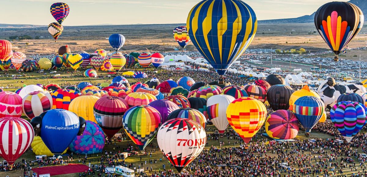 Albuquerque International Balloon Fiesta Club Passes - Morning at Balloon Fiesta Park