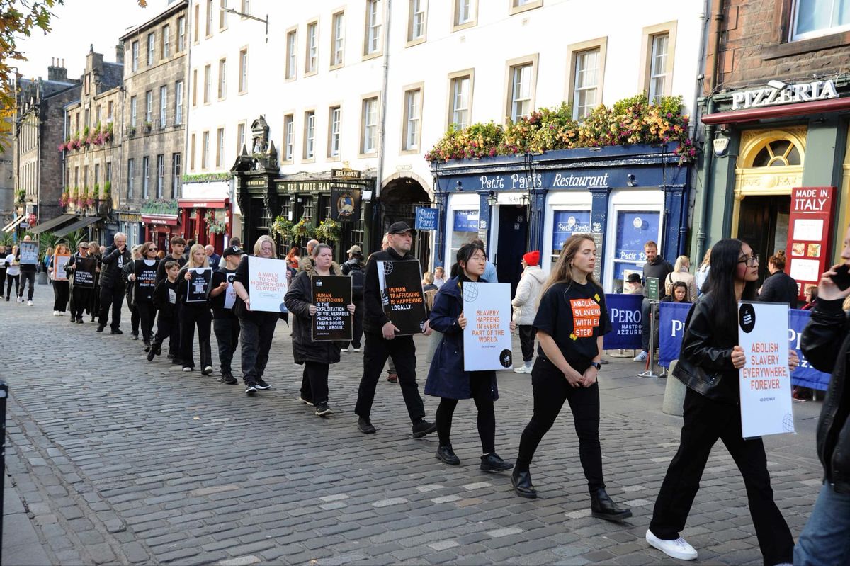 2025 Edinburgh\u2019s Walk for Freedom:  take a stand against human trafficking