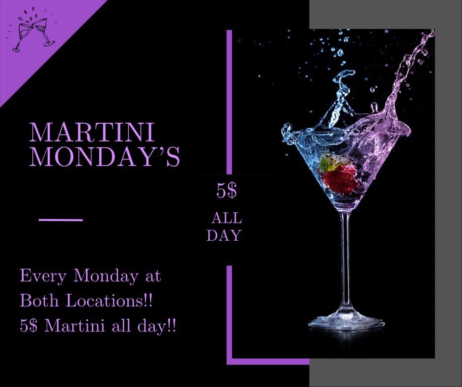 Don\u2019t Miss Martini Monday!! 