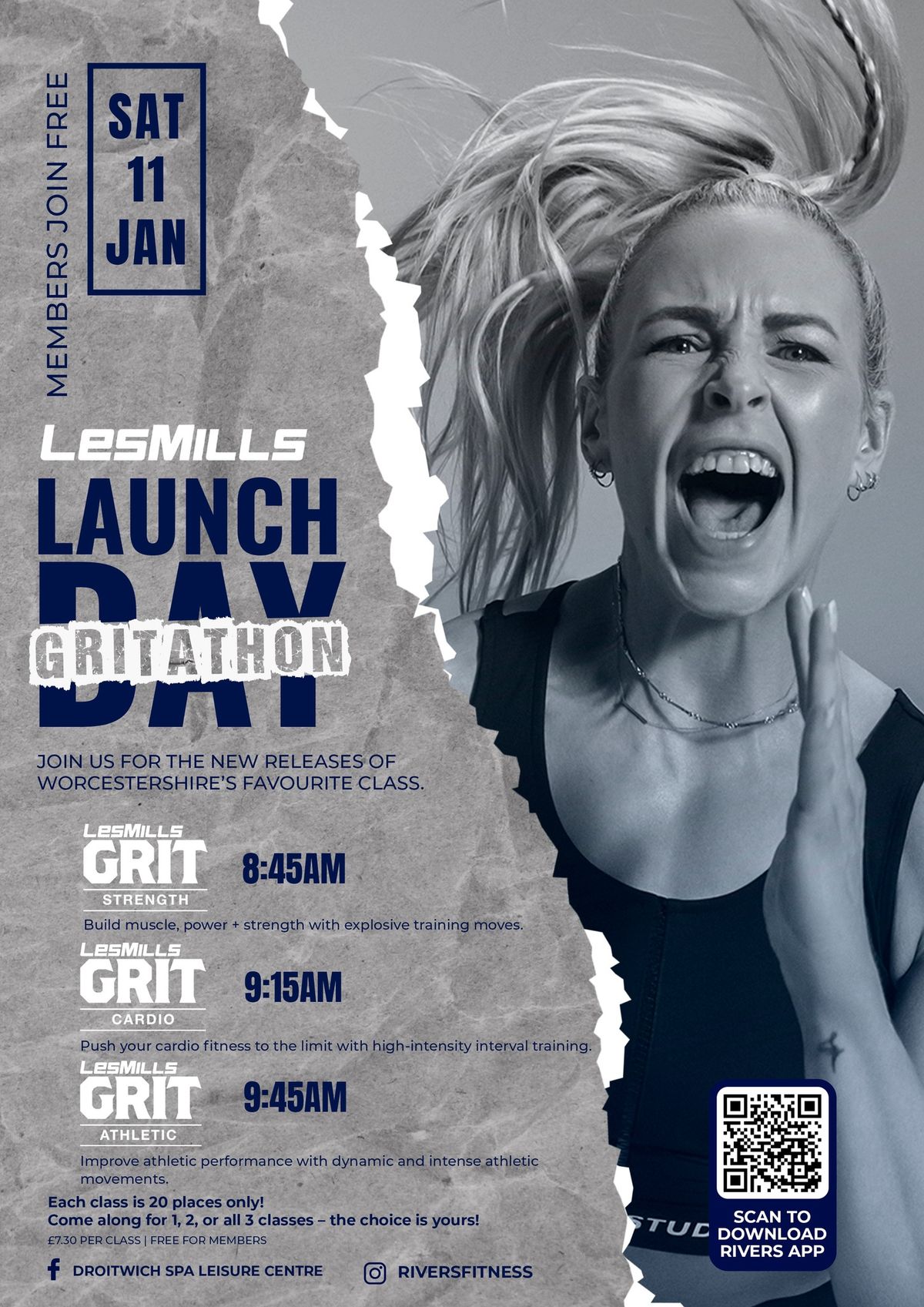 GRITATHON at Droitwich | Celebrate GRIT\u2019s 50th Release with 3 Back-to-Back Classes!