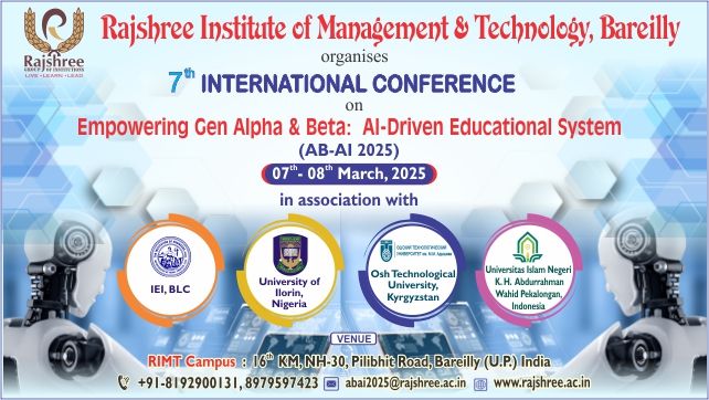 7th International Conference on Empowering Gen Alpha & Beta:AI-Driven Educational System(AB-AI 2025)