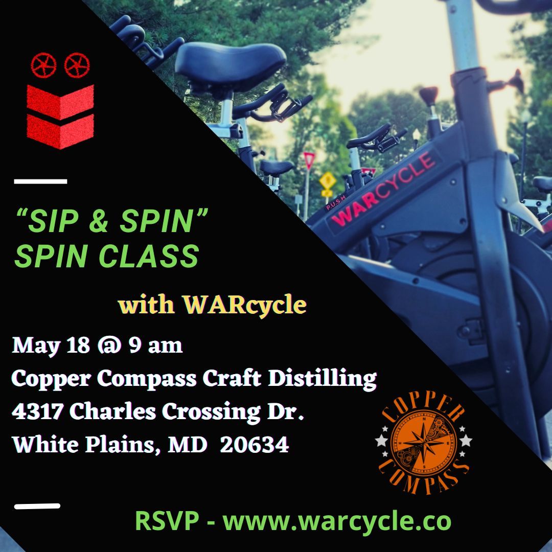 WARcycle "Sip & Spin" - Copper Compass Craft Distilling