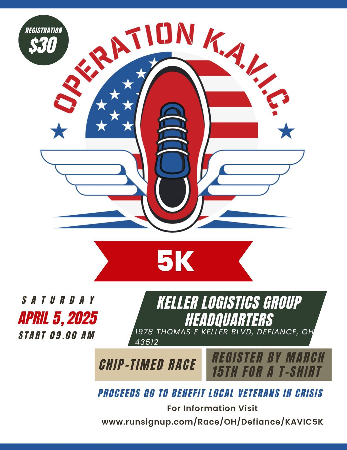 Operation K.A.V.I.C. 5K Run\/ Walk