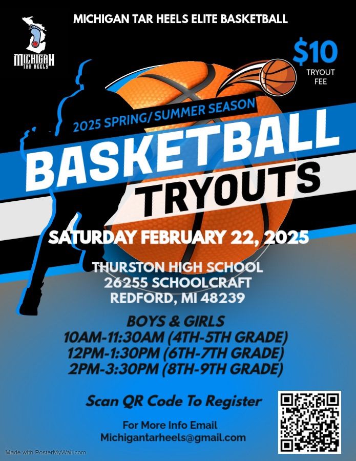 Boys & Girls Travel Basketball Tryouts 