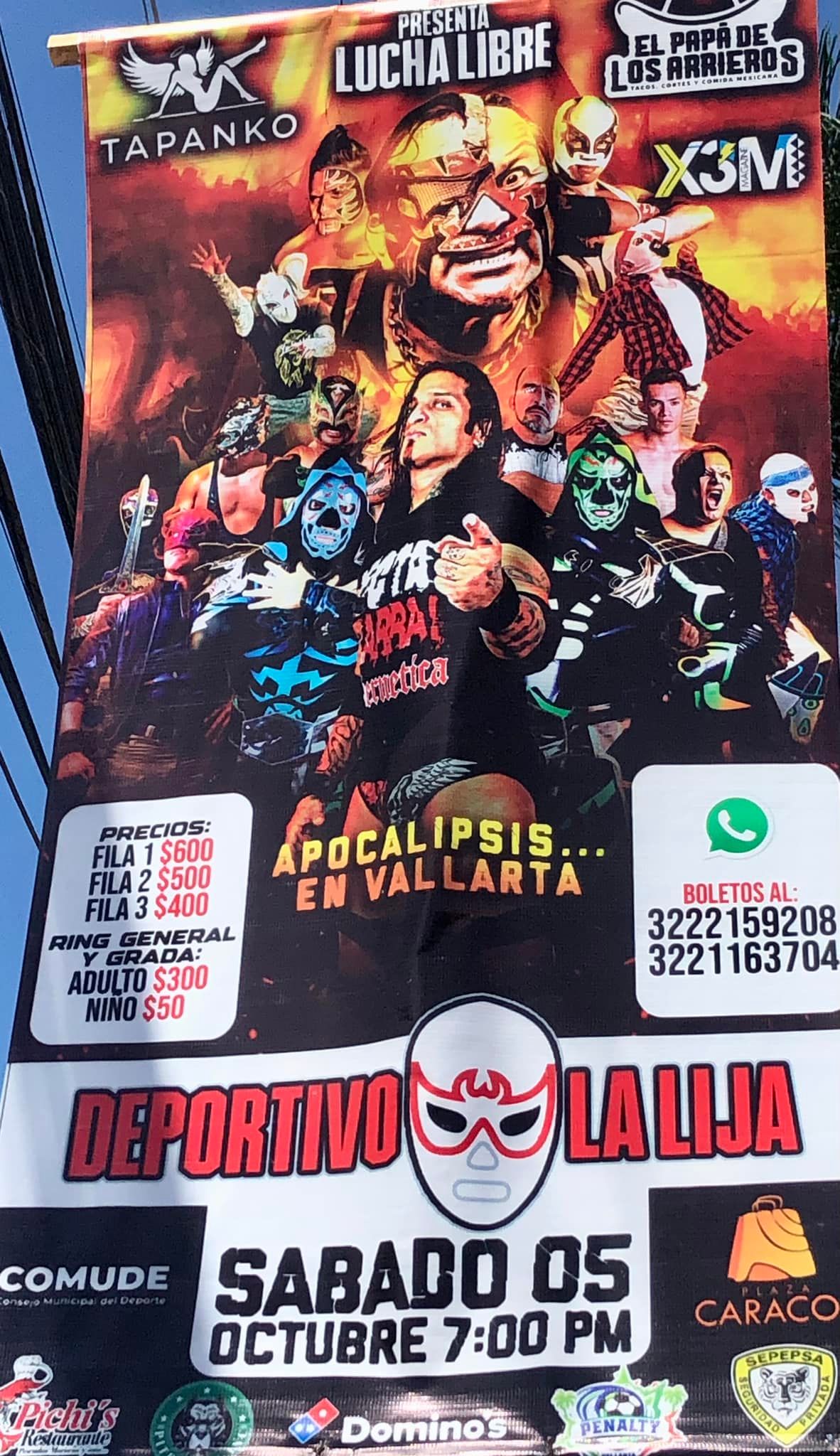 LUCHA LIBRE EN PUERTO VALLARTA!!!