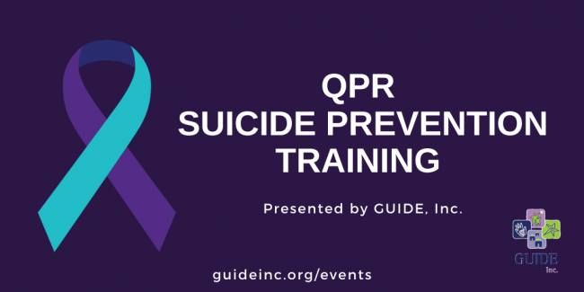 Class: GUIDE, Inc - QPR Suicide Prevention Training