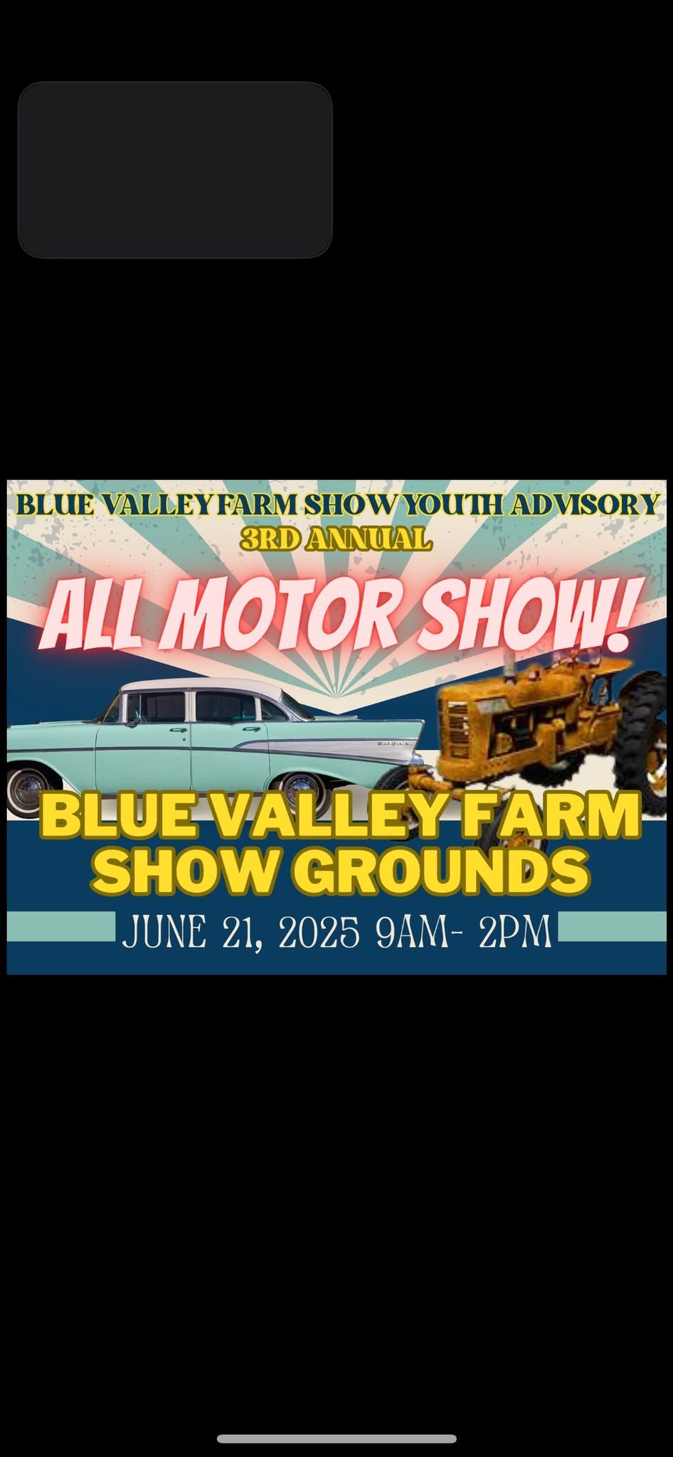 3rd Annual Blue Valley Farm Show Youth Advisory All Motor Show