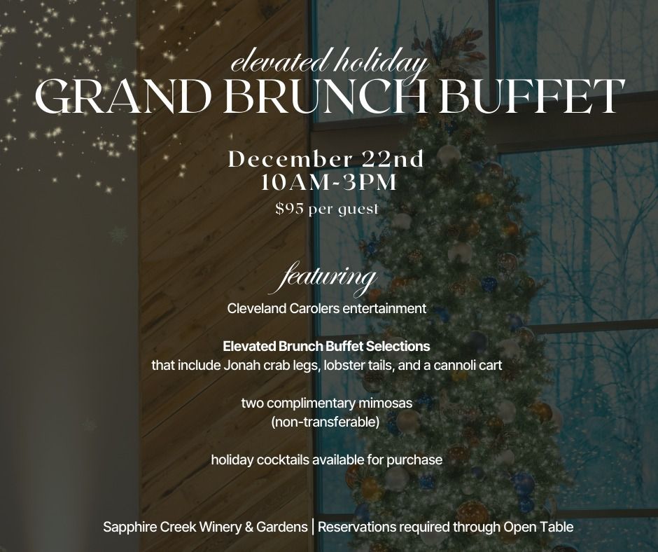 Elevated Holiday Grand Brunch Buffet