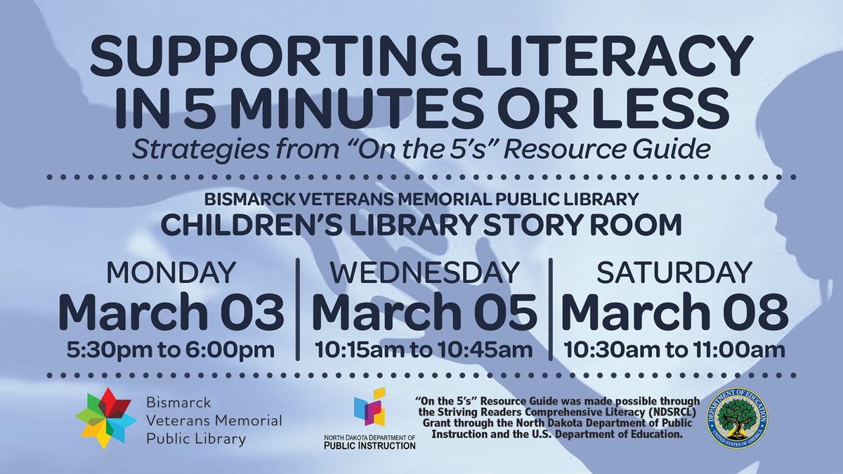 Supporting Literacy in 5 Minutes or Less