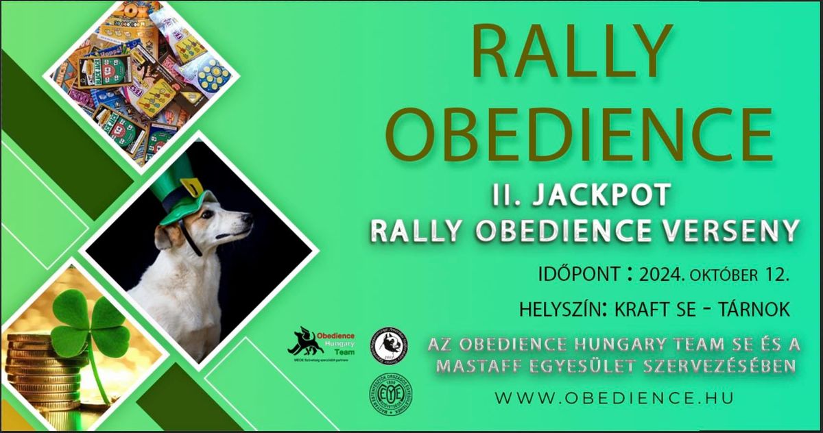 II. JACKPOT RALLY OBEDIENCE VERSENY