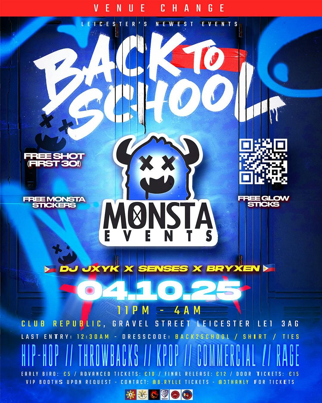 Monsta Leicester Presents: Back2School Launch Party