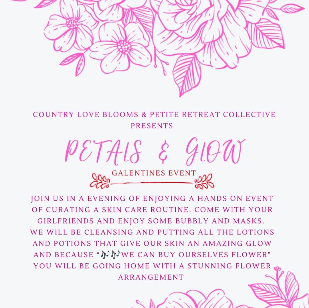 Petals and Glow Galentine\u2019s Event 