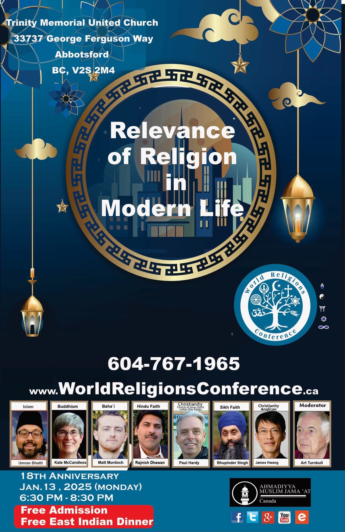 Relevance of Religion in Modern Life - Interfaith Event - Abbotsford, BC 