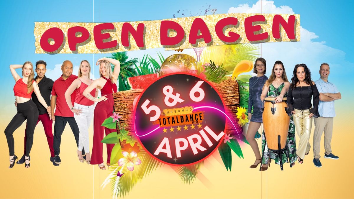 Open dagen - Proeflesdagen - TotalDance 25 Workhops 