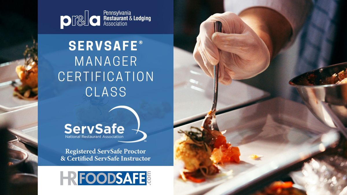 Butler ServSafe Food Safety Manager Certification Class