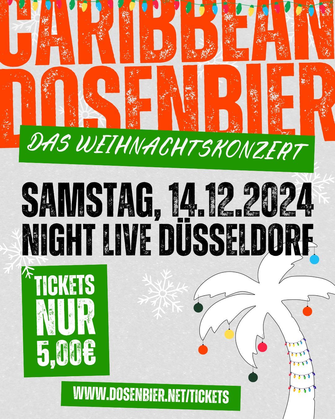 Weihnachten 2024 mit Caribbean Dosenbier im D\u00e4 Spiegel