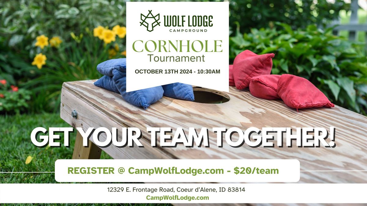 Cornhole Tournament at the Wolf Lodge Campground Harvest Festival! Over $1000 in Prizes!