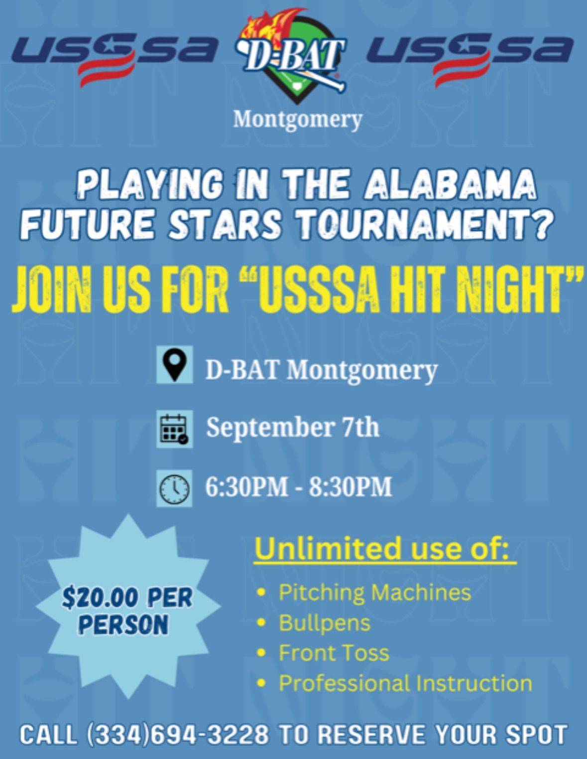 USSSA\/D-BAT Future Stars Hit Night