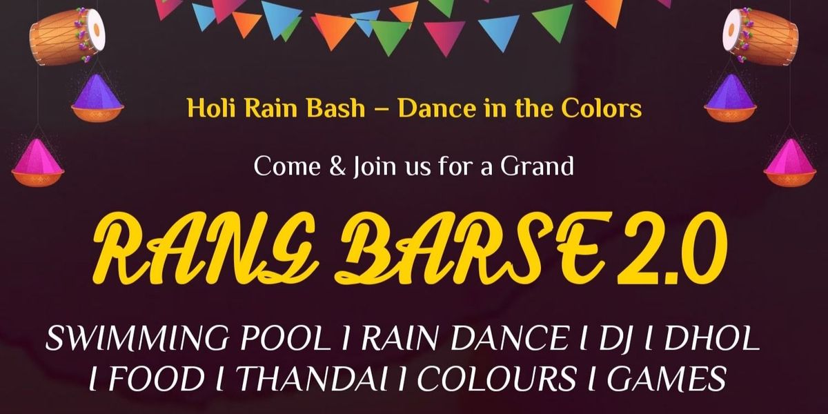 Rang Barse 2.0 - Holi Event 2025