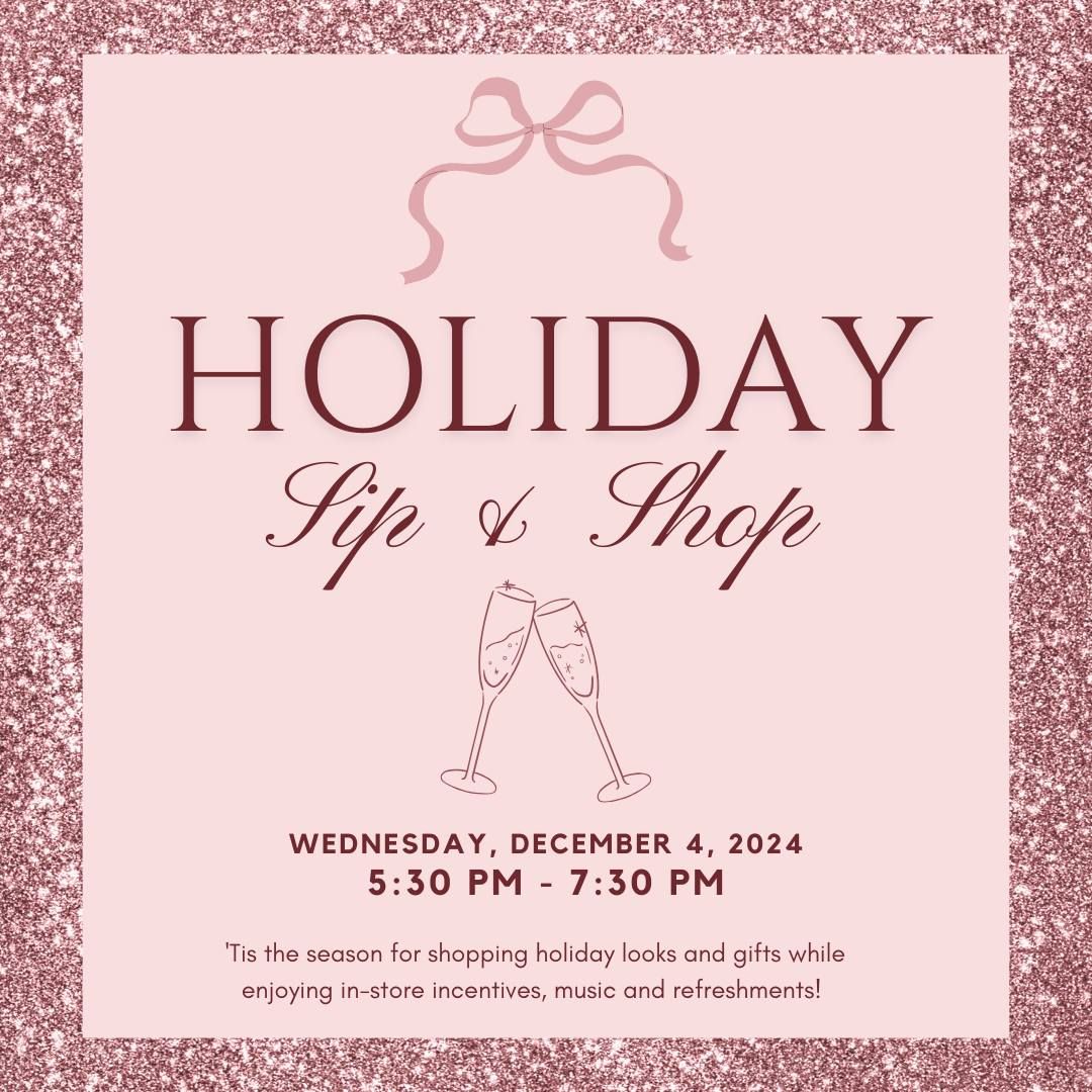 Holiday Sip & Shop 