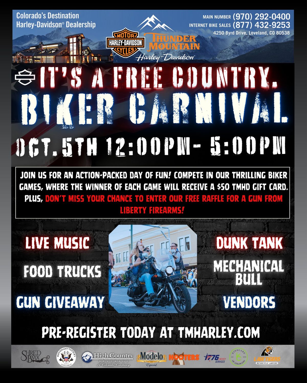 It's a Free Country. Biker Carnival 