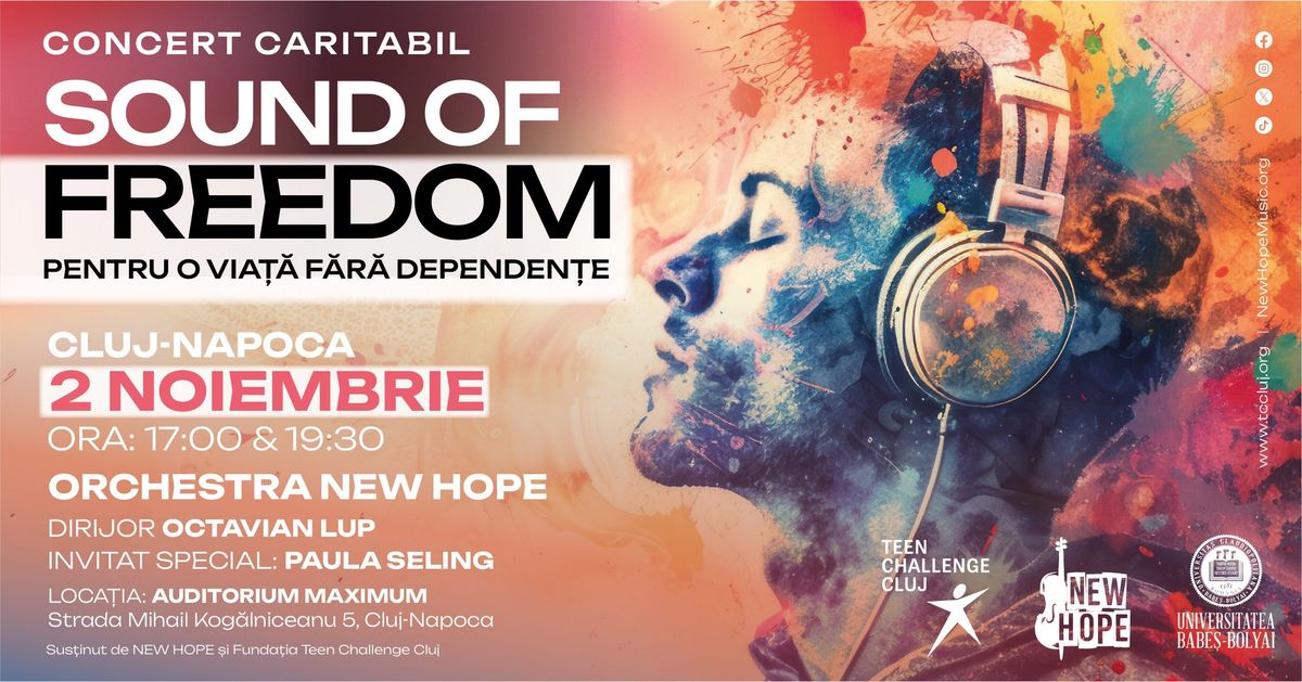 SOUND OF FREEDOM: Pentru o via\u021b\u0103 f\u0103r\u0103 dependen\u021be