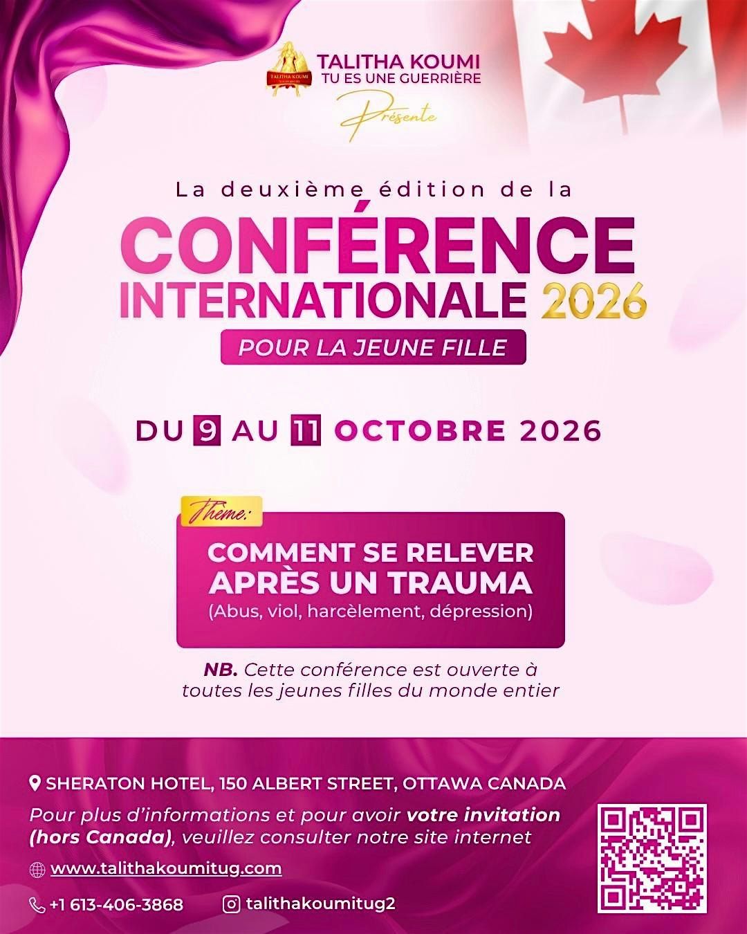 Conf\u00e9rence Internationale \u2013 Comment se relever apr\u00e8s un trauma