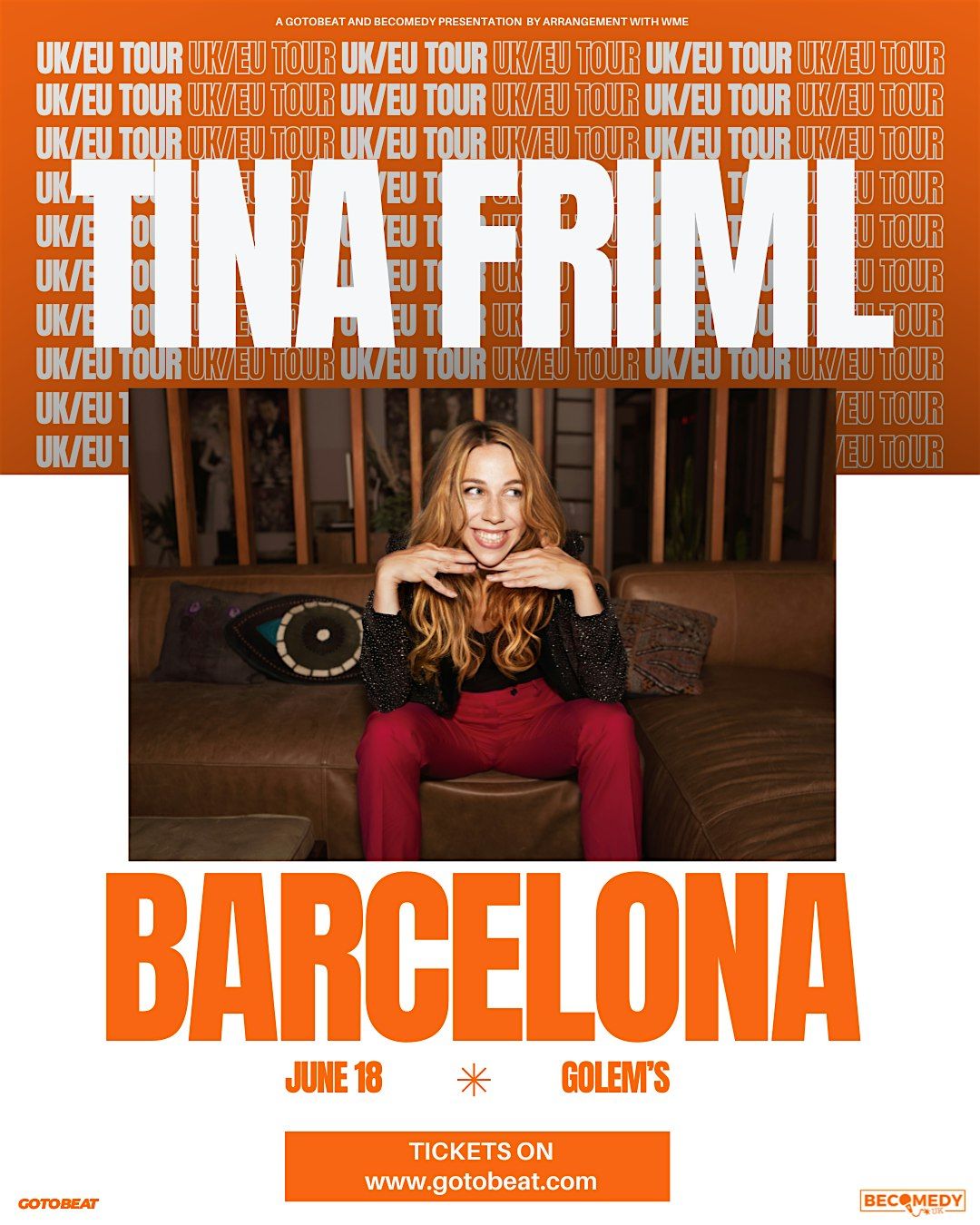 TINA FRIML in Barcelona