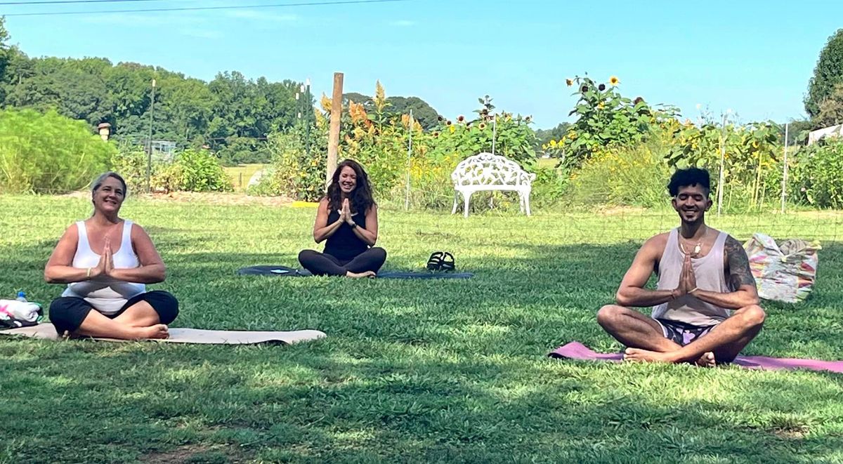 Yoga at the Flower Farm 