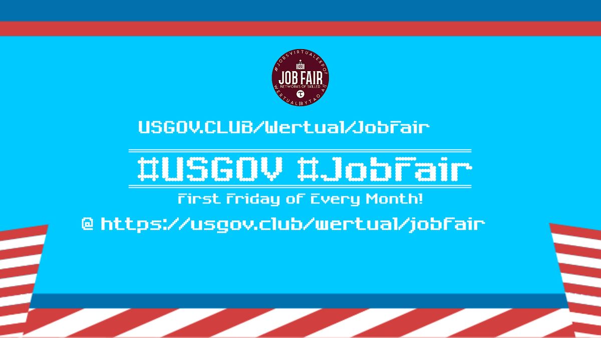 Monthly #USGov Virtual JobExpo \/ Career Fair #Washington