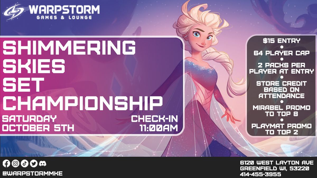 Lorcana Shimmering Skies Set Championship