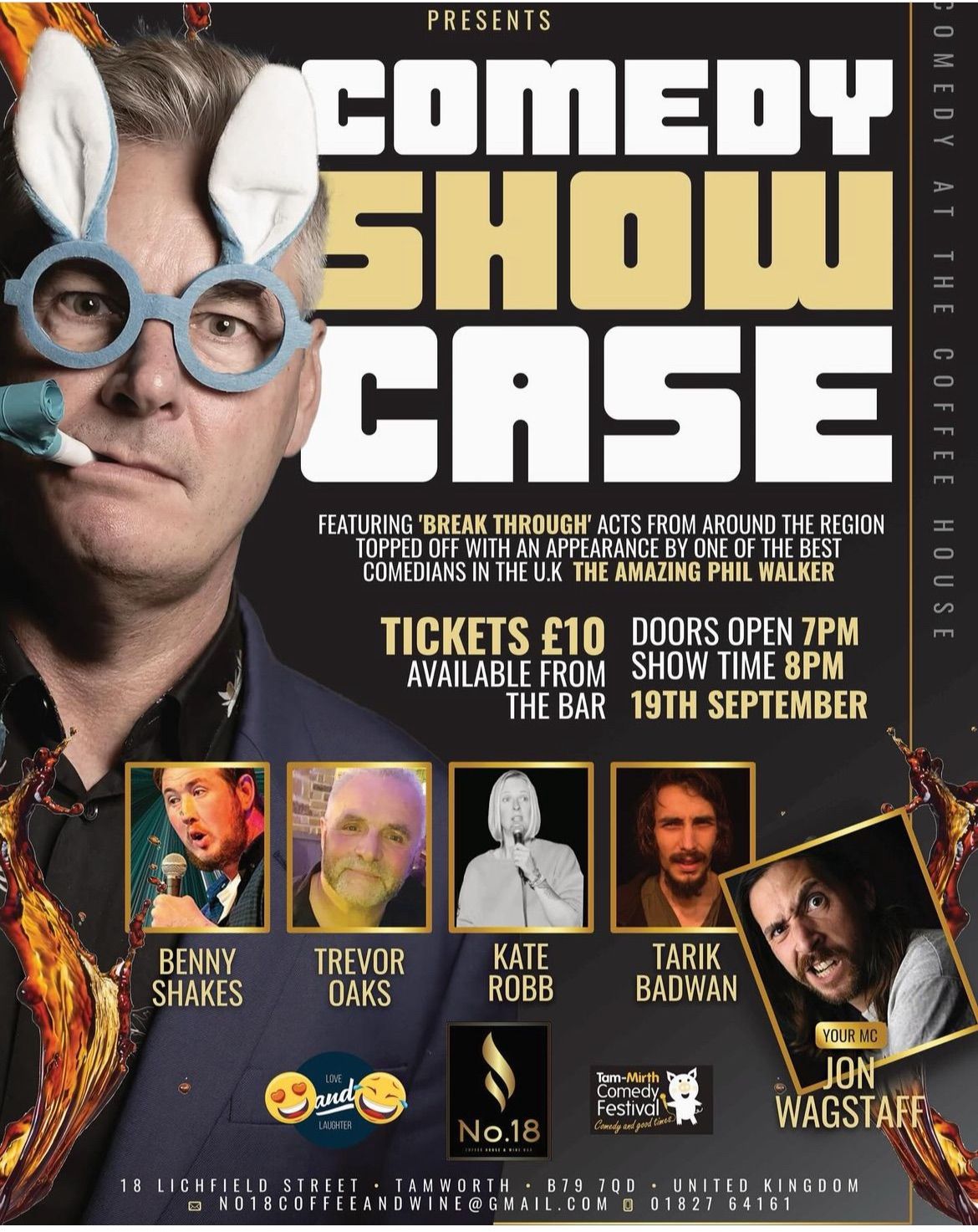 Tamworth's Comedy Festival: Thursday 19th Sept