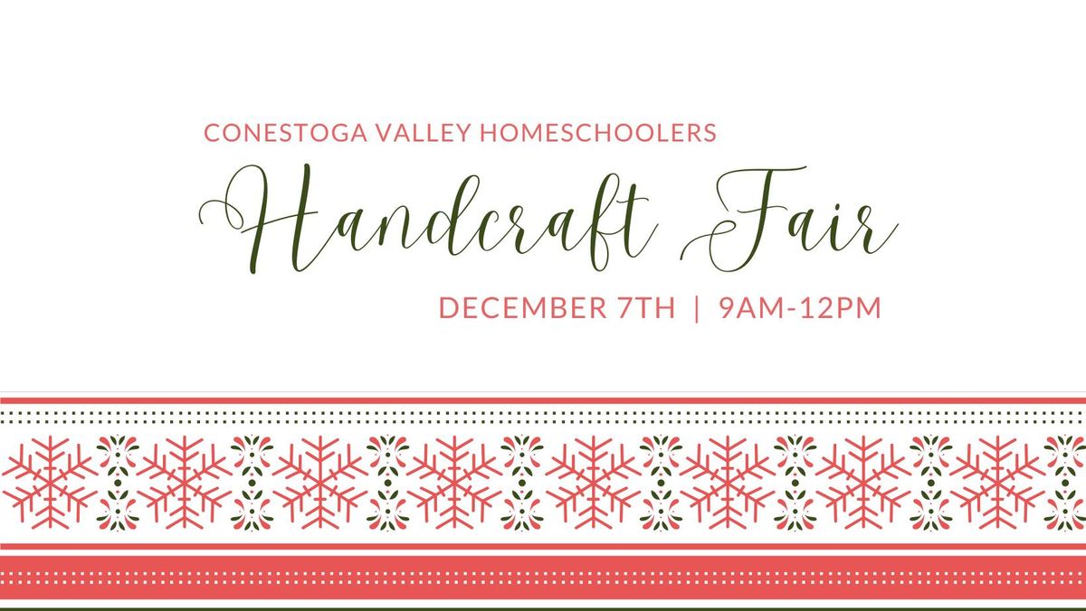 CV Homeschoolers Handcraft Fair